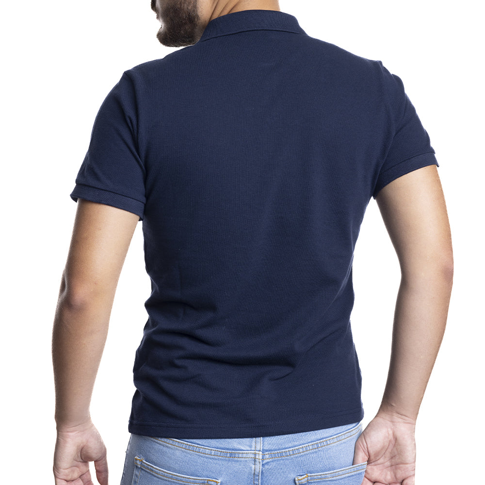 Depart Polo Shirt Homme Regular Navy 100% Coton - 4