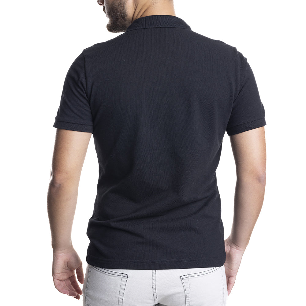 Depart Polo Shirt Homme Regular Noir 100% Coton - 3
