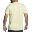 Depart T-Shirt Homme Jaune 100% Coton Simple - 3