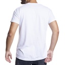 Depart T-Shirt Homme Blanc 100% Coton Simple - 3