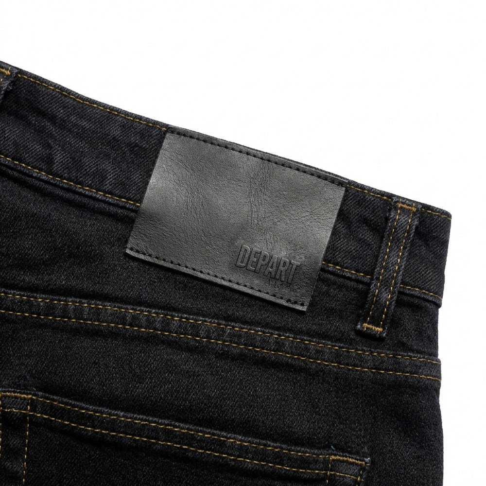 Depart Pantalon Jean Slim Homme Noir - 2