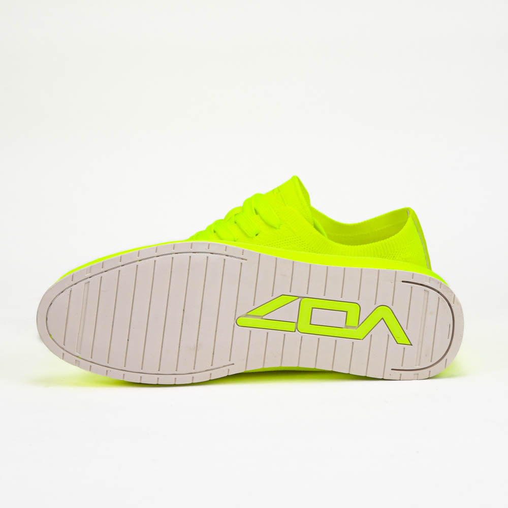 Vo7 Basket Yacht Knit Homme Fluo - 3