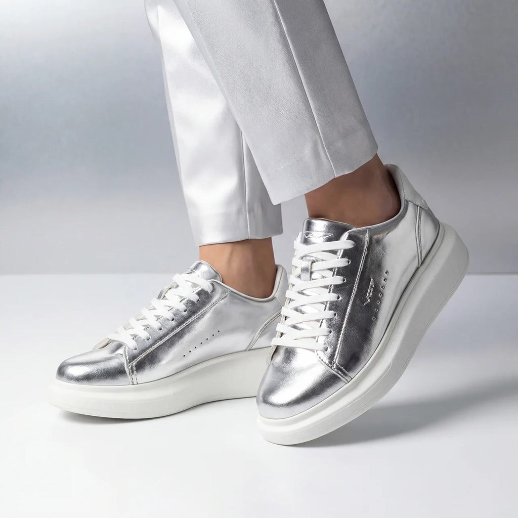 Vo7 Basket Femme Elysée Silver - 3
