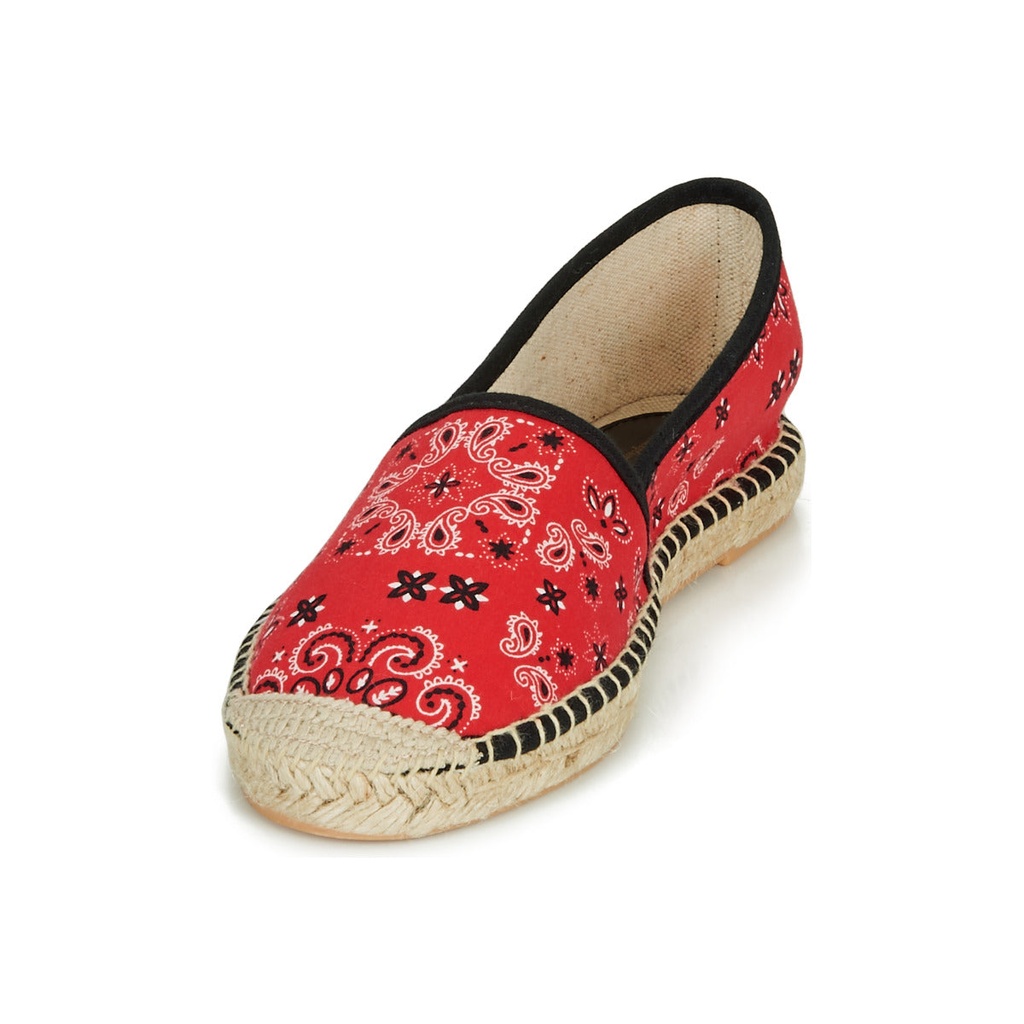 Andre Espadrilles Femme Hadriana Textile Rouge - 3