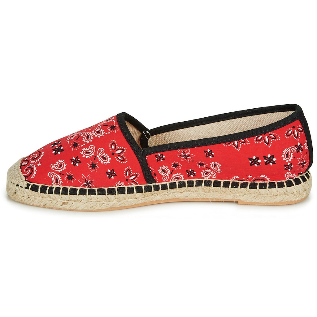Andre Espadrilles Femme Hadriana Textile Rouge - 4