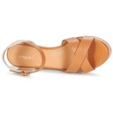 Andre Sandales Femme Sand Cuir Marron Beige - 6