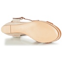 Andre Sandales Femme Sand Cuir Marron Beige - 7