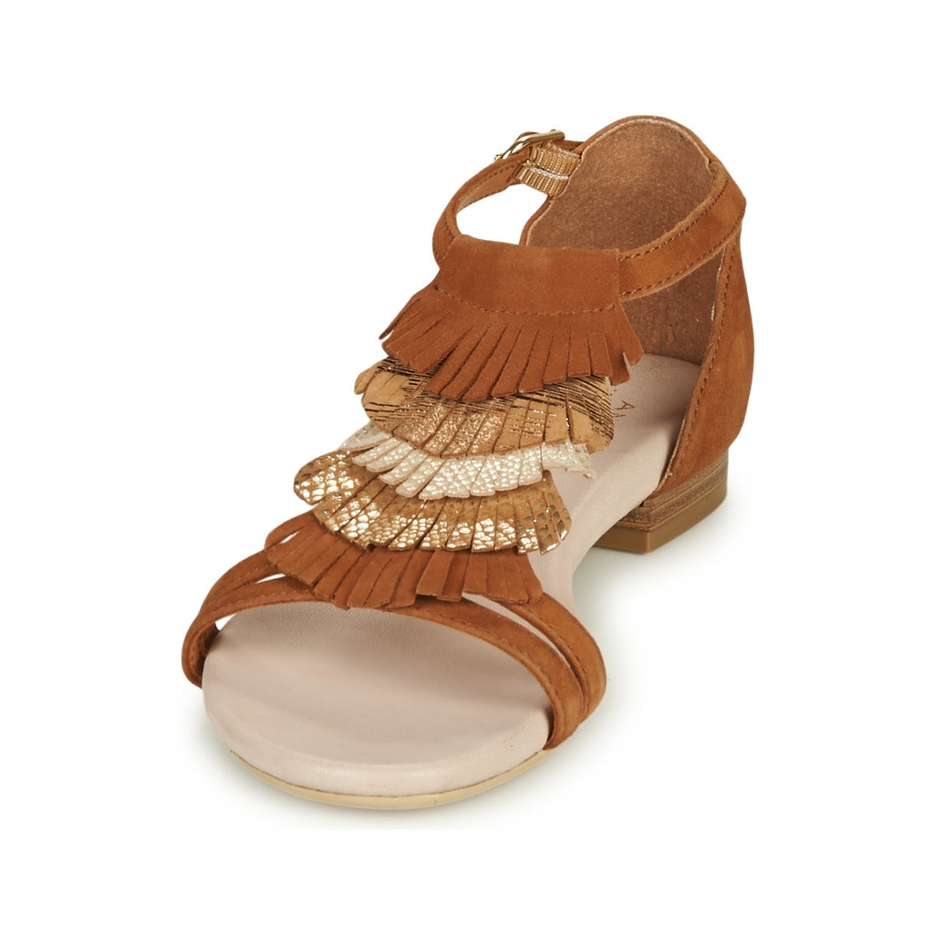 Andre Sandales Femme Briana Daim Marron - 3