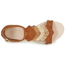 Andre Sandales Femme Briana Daim Marron - 6