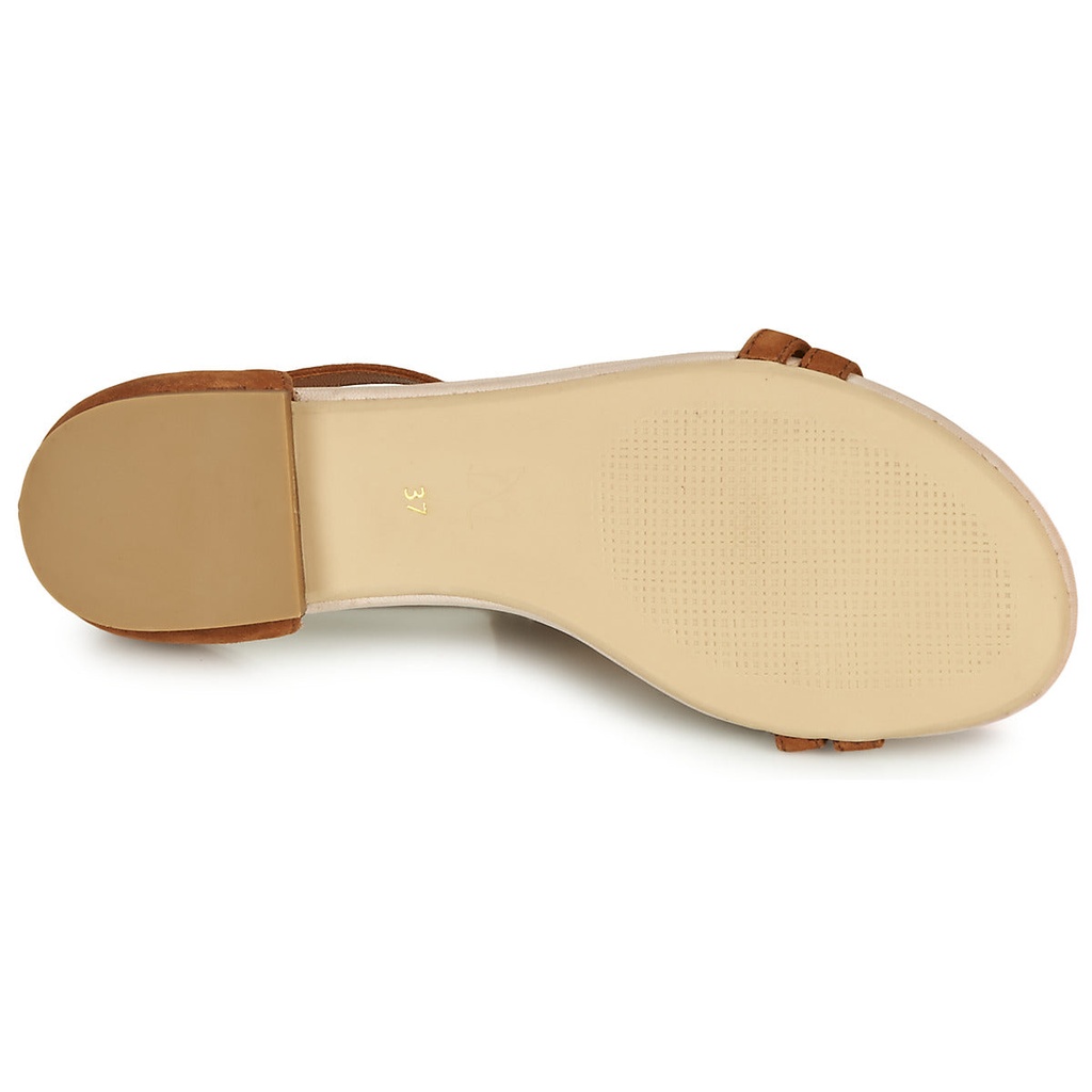 Andre Sandales Femme Briana Daim Marron - 7
