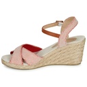 Andre Sandales Femme Pauletta Textile Rouge - 4