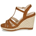Andre Sandales Femme July Cuir Marron - 4