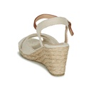Andre Sandales Femme Pauletta Textile Beige - 5