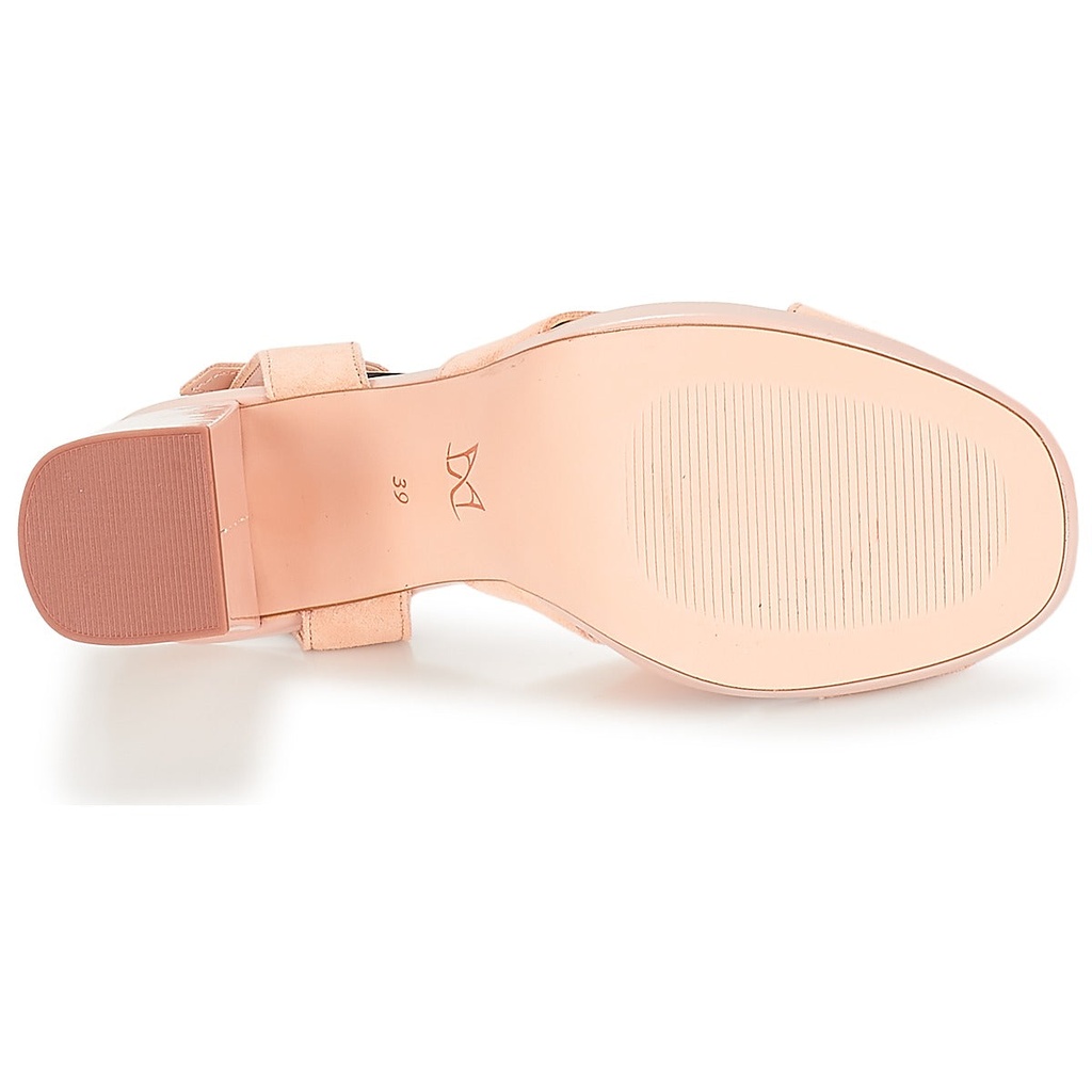 Andre Sandales Femme Cuir Nude - 7