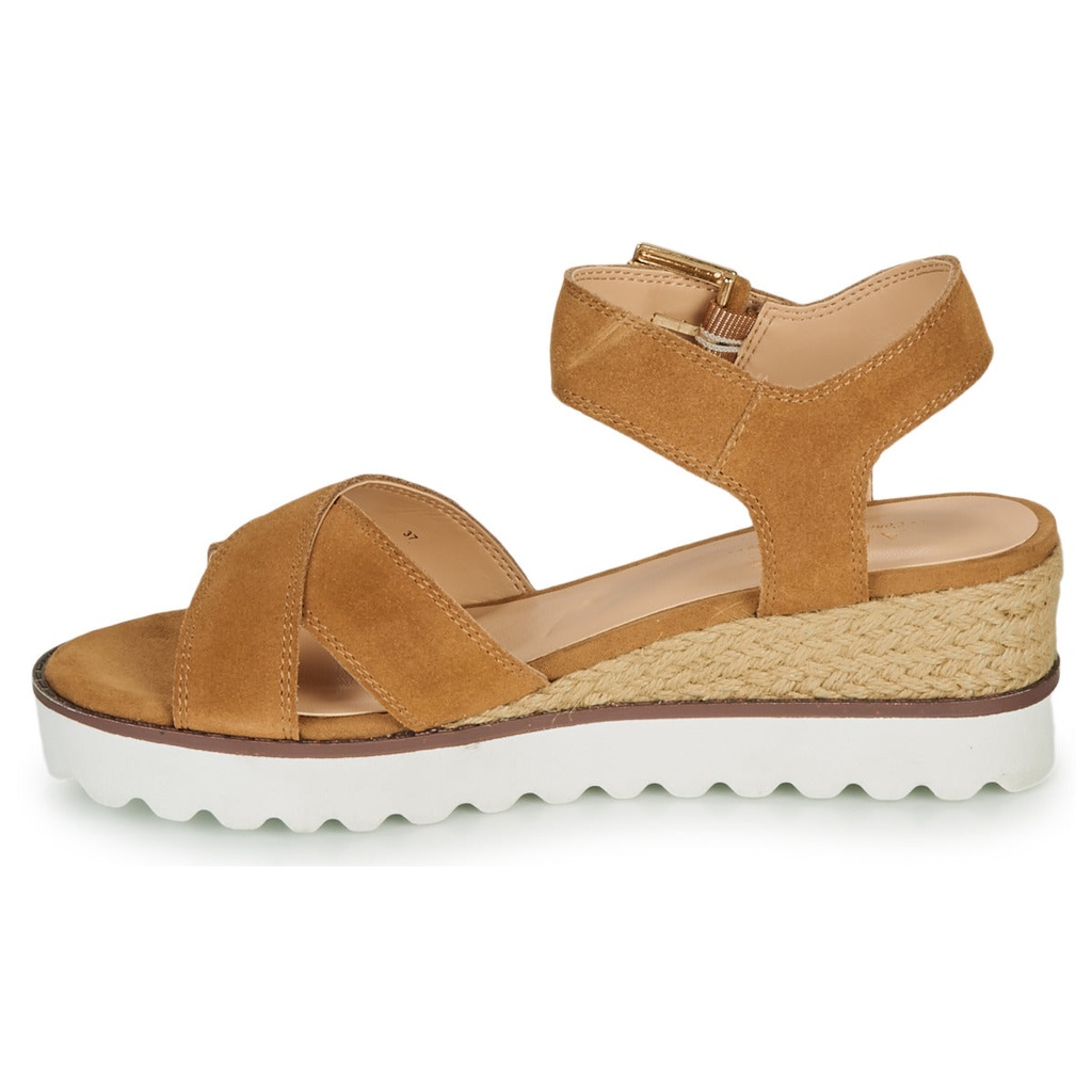 Andre Sandales Femme Daim Marron - 4