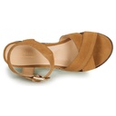Andre Sandales Femme Daim Marron - 6