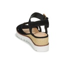 Andre Sandales Femme Daim Noir - 5