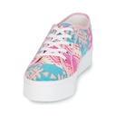 Andre Espadrilles Femme Textile Bleu Rose - 3