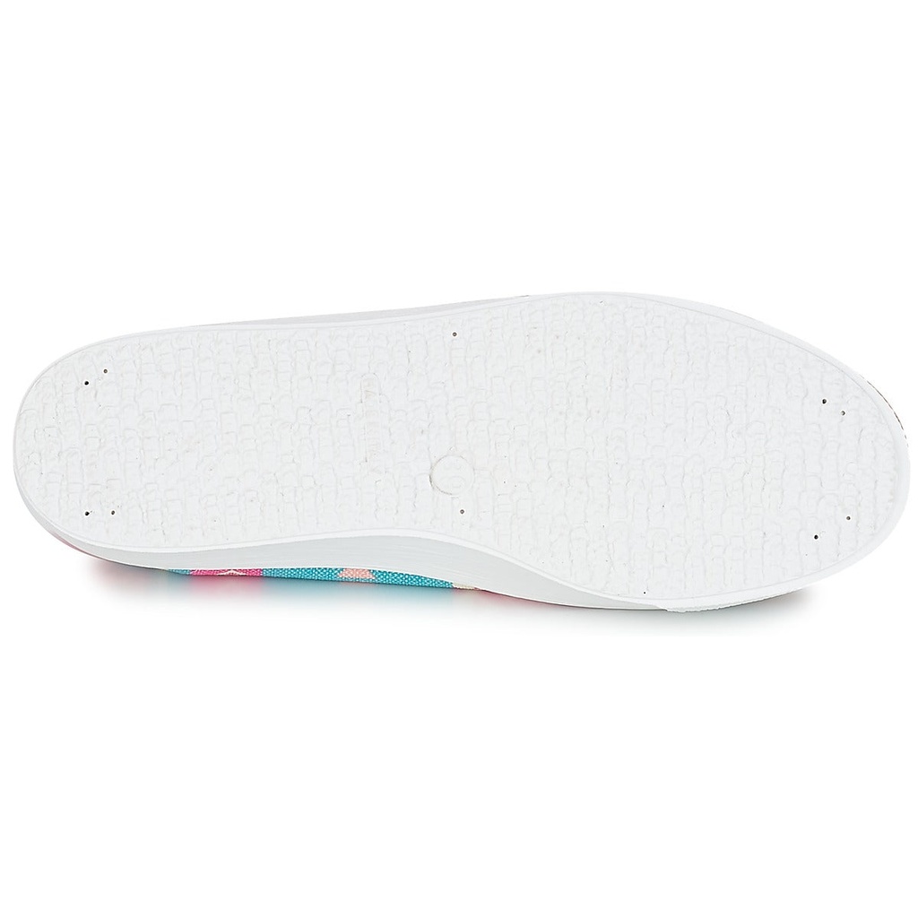 Andre Espadrilles Femme Textile Bleu Rose - 7