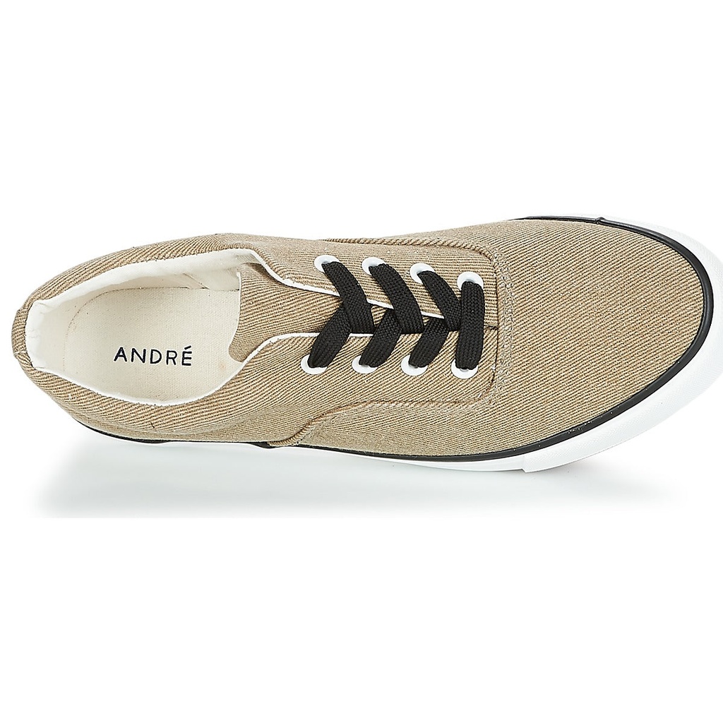 Andre Espadrilles Femme Fusion Textile Beige - 6