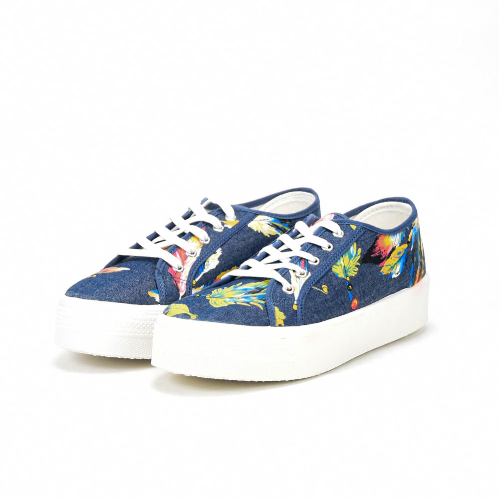 Andre Espadrilles Kite Jean Femme Bleu - 2