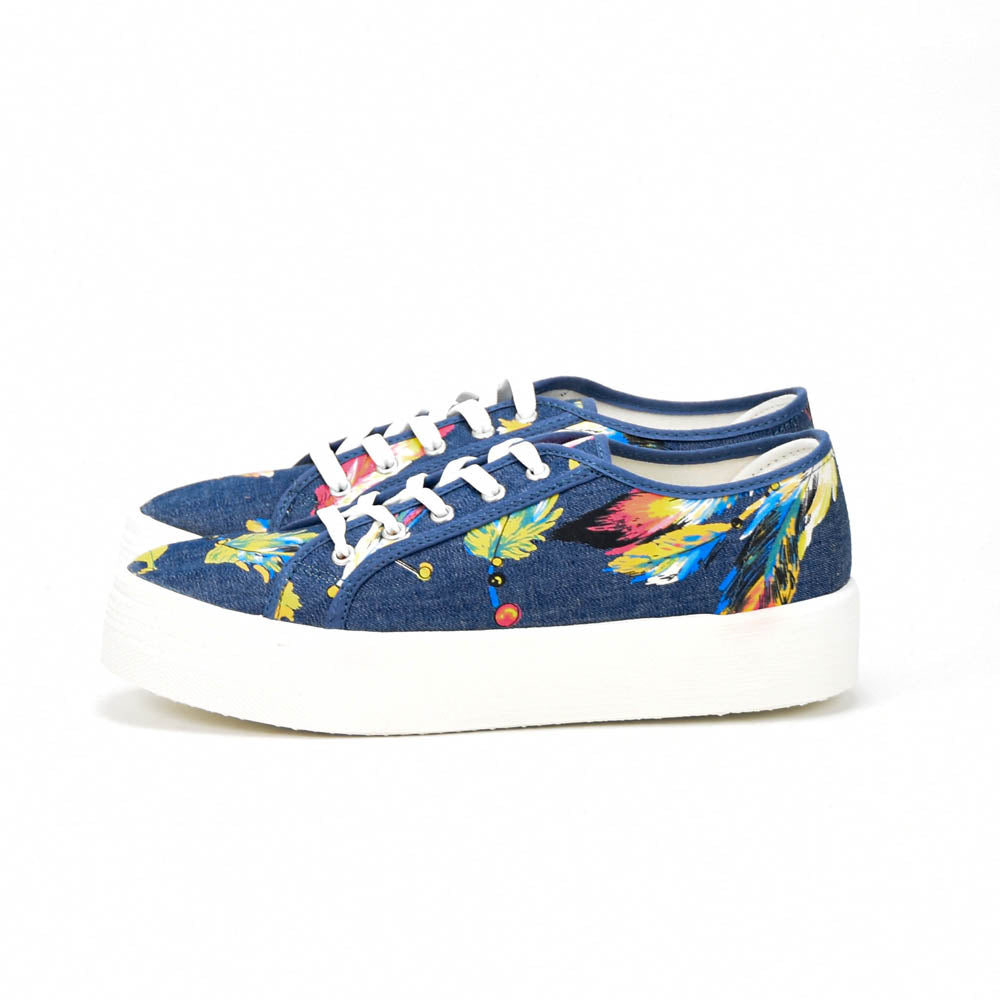 Andre Espadrilles Kite Jean Femme Bleu - 5