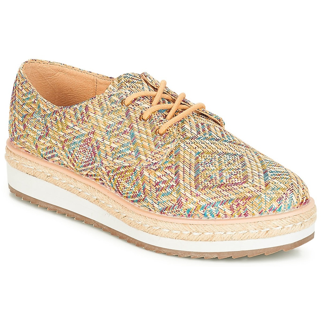 Andre Espadrilles Femme Harmonica Textile Beige - 2