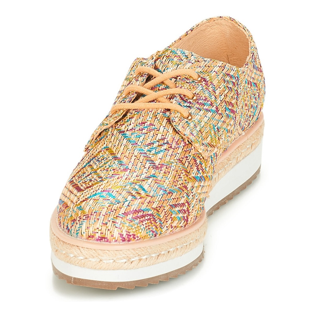 Andre Espadrilles Femme Harmonica Textile Beige - 3