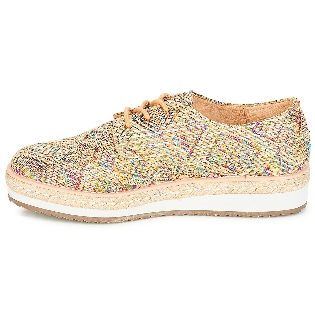 Andre Espadrilles Femme Harmonica Textile Beige - 4
