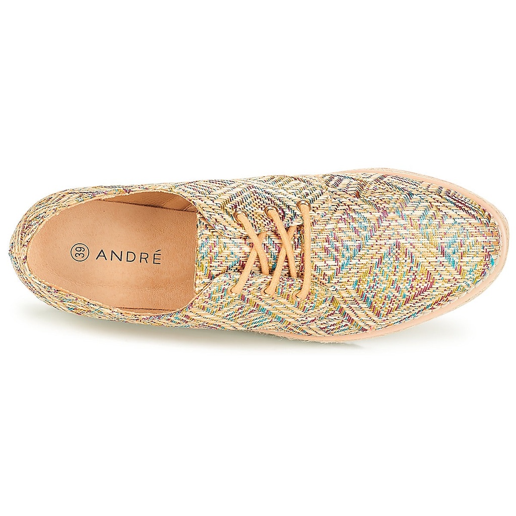 Andre Espadrilles Femme Harmonica Textile Beige - 6