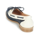 Andre Mocassins Femme Cuir Bleu Beige - 5