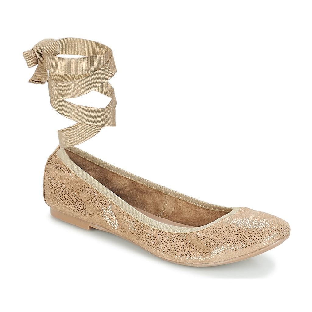 Andre Ballerines Femme Actee Beige - 2
