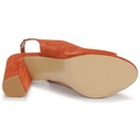 Andre Escarpins Femme Lillusioniste Daim Orange - 7