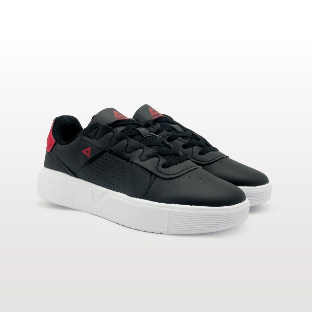 Peak Casual Shoes Black Red - 2