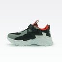 Kids Casual Shoes Black Sliver Gray - 2