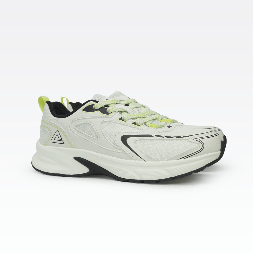 Peak Casual Shoes Milky White/Black/Lt.Green - 2