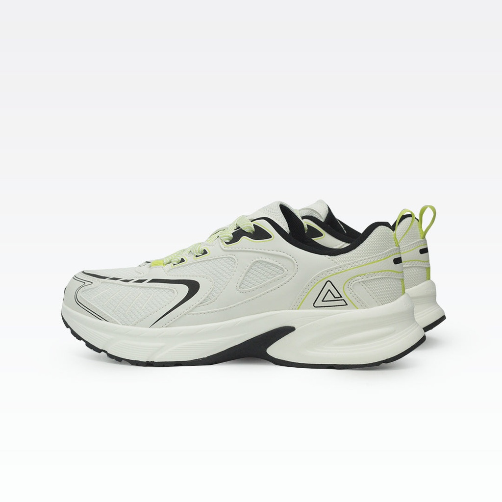 Peak Casual Shoes Milky White/Black/Lt.Green - 4