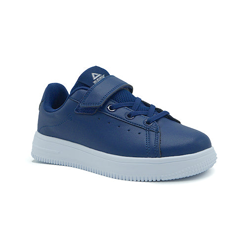 Kids Casual Shoes Navy White - 2