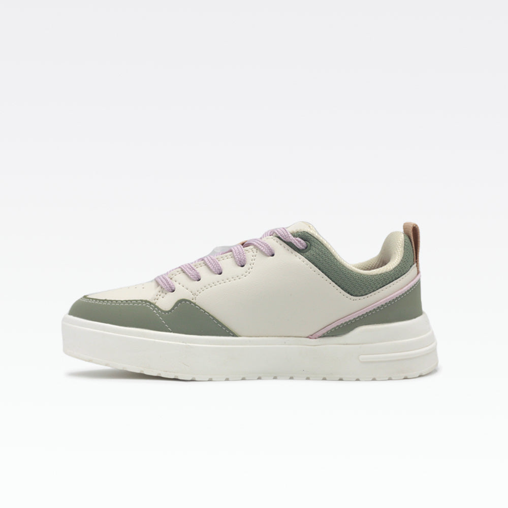 Peak Casual Shoes Off white Green - 2