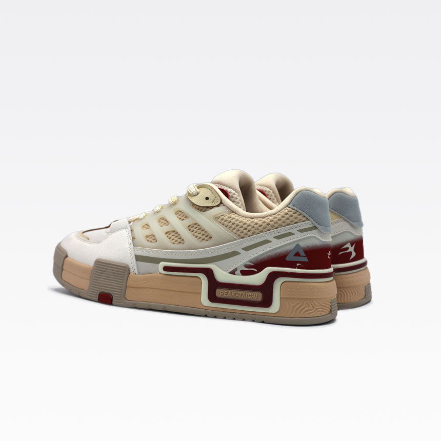 Peak Casual Shoes Off White Red - 3
