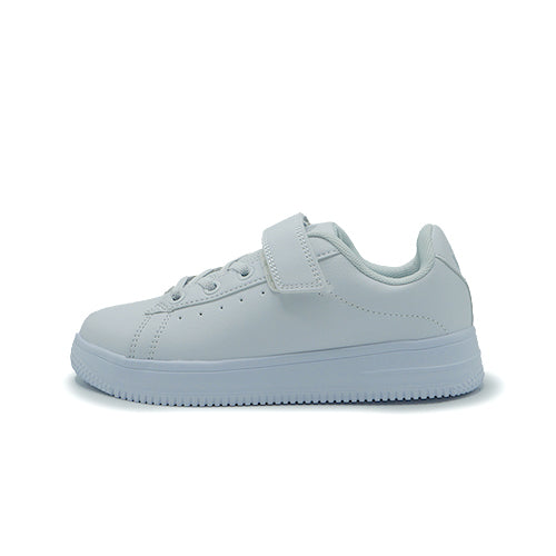 Kids Casual Shoes White Charcoal Gray - 3