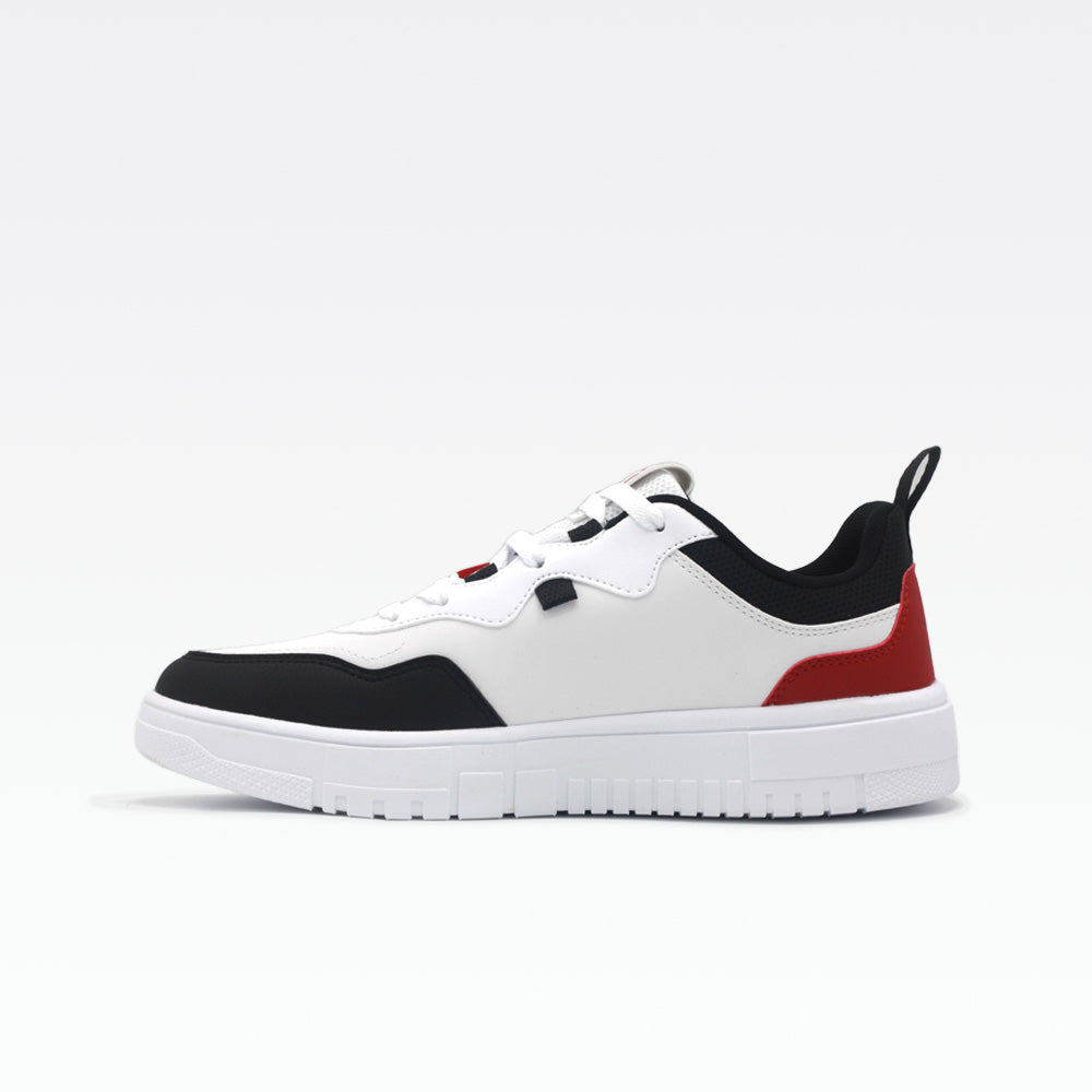 Peak Casual Shoes White black dark red - 2