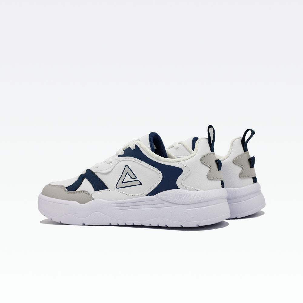 Peak Casual Shoes White Dark Marine Blue - 4
