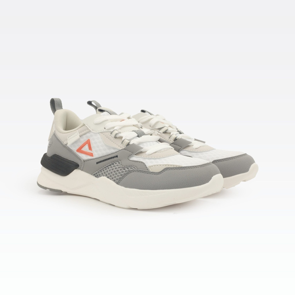 Peak Casual Shoes White Mid Grey - 2