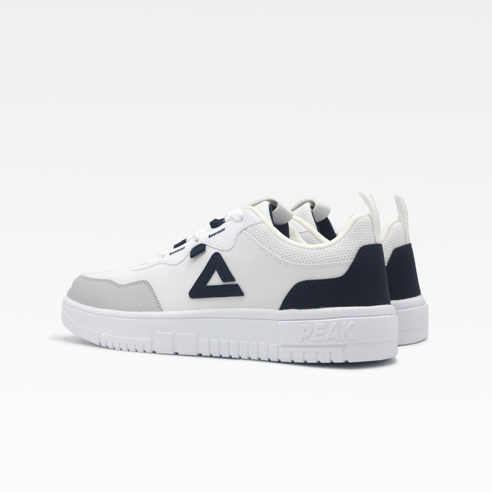 Peak Casual Shoes White Navy - 3