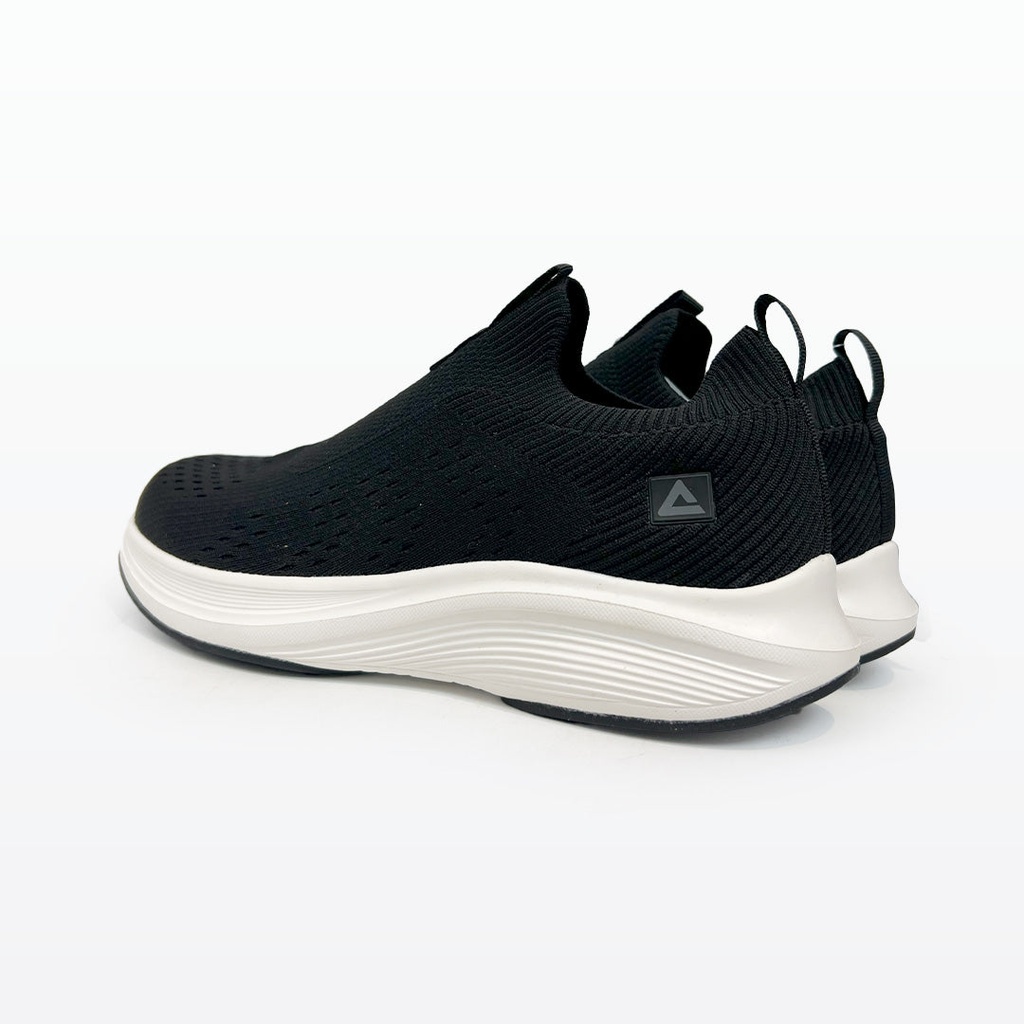 Peak Casual Slip On Shoes Black White - 3