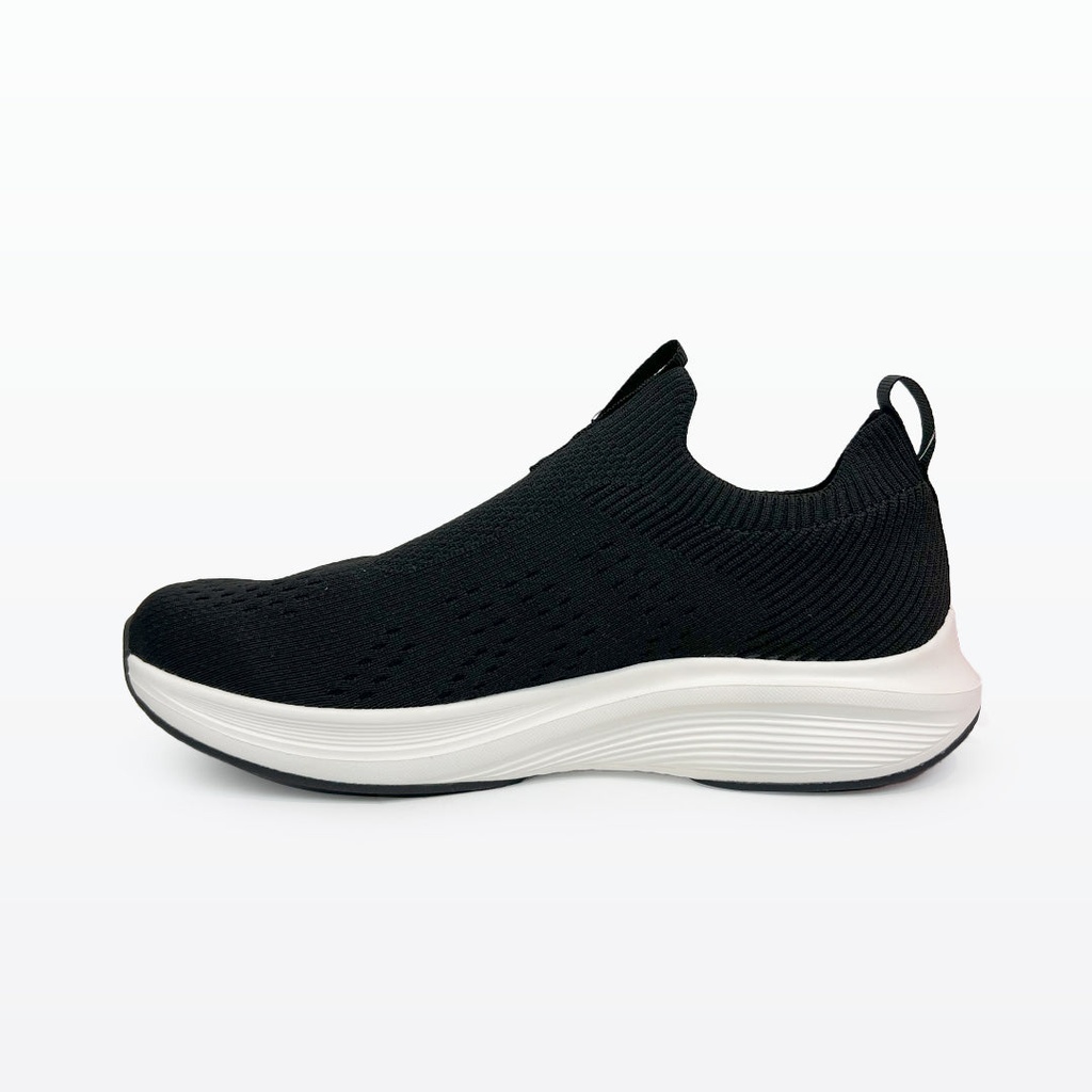 Peak Casual Slip On Shoes Black White - 4