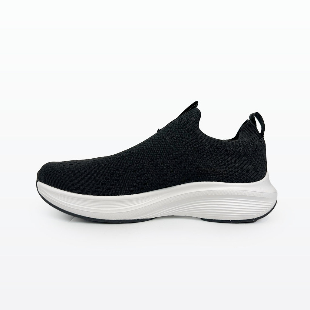 Peak Casual Slip On Shoes Black White - 3