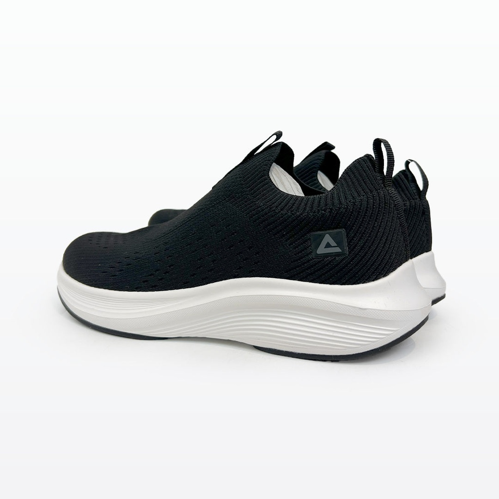 Peak Casual Slip On Shoes Black White - 4