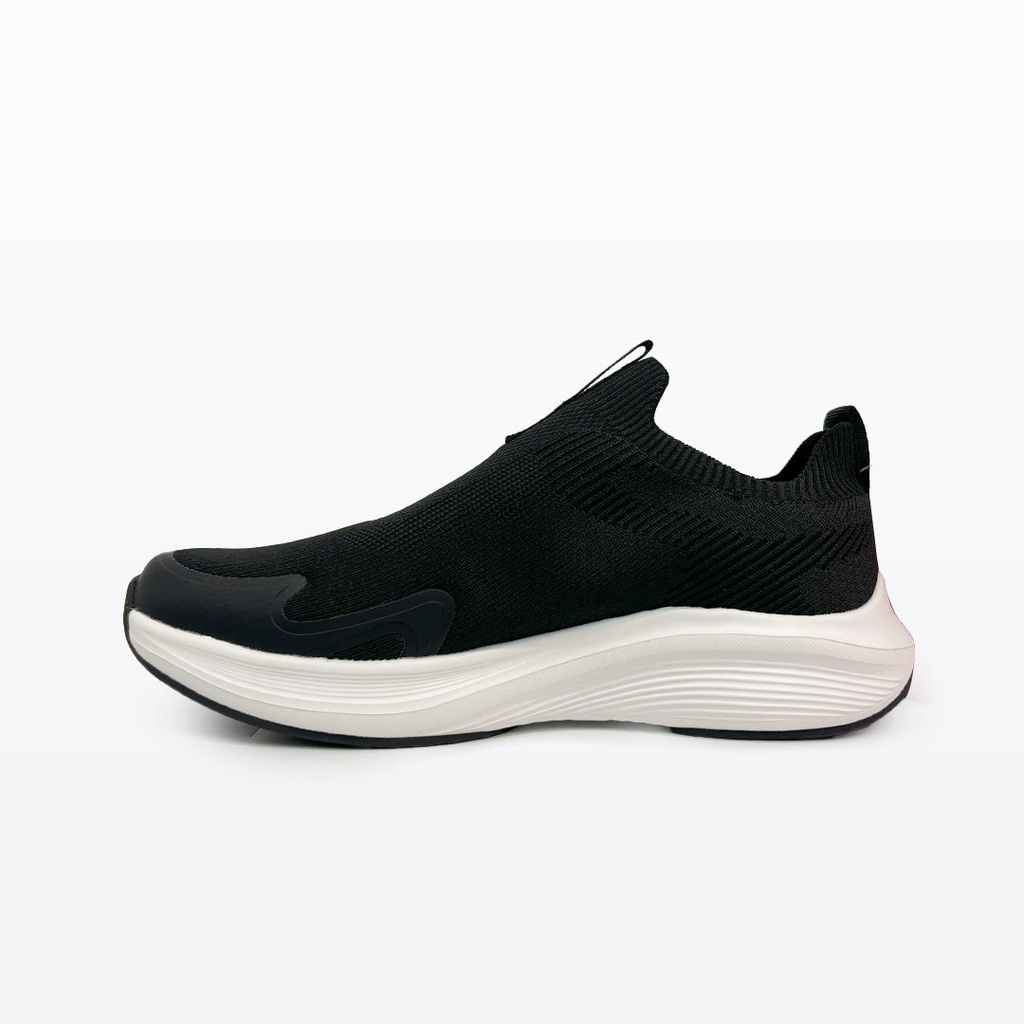 Peak Casual Slip On Shoes Black White - 3